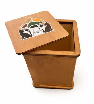 Urna cineraria in legno