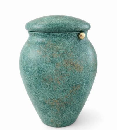 Anfora cineraria in metallo