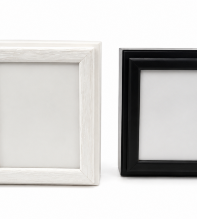 PORTAFOTO CINERARIO BIANCO/NERO