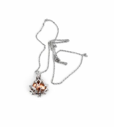 COLLANA CINERARIA FIORE DI LOTO