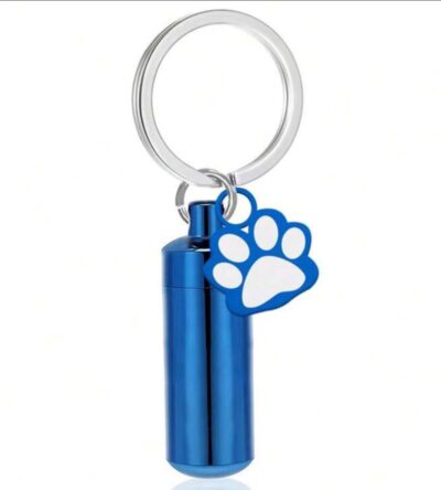 PORTACHIAVI BLU E ZAMPETTA