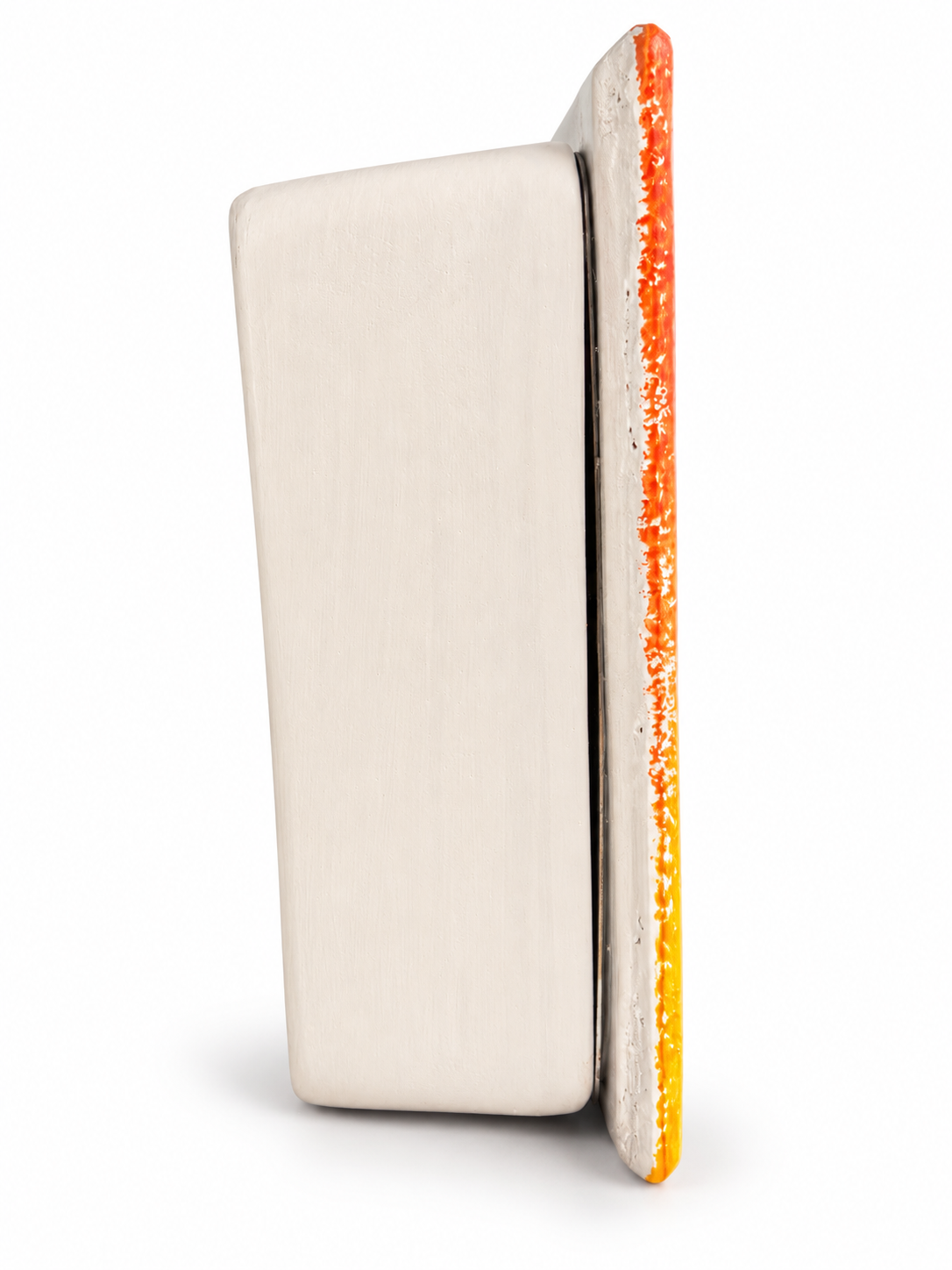 URNA PORTAFOTO CERAMICA ARANCIONE - immagine 2